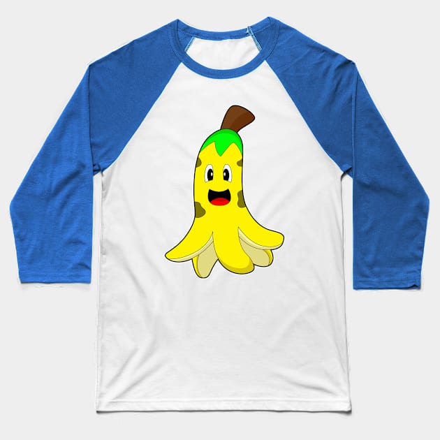 Octopus Banana Baseball T-Shirt by Markus Schnabel